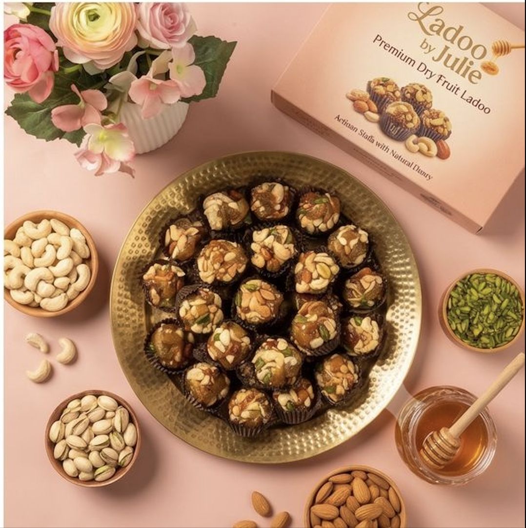 Premium dry fruit ladoo gift box for Diwali and festivals